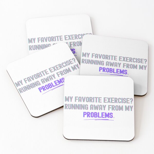 Item preview, Run Away from Problems: Humorous Exercise Design for Escapists designed and sold by CraftedConcepts.