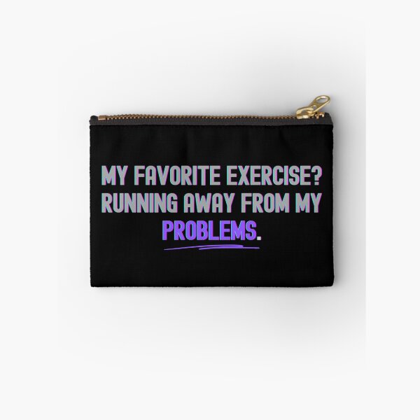 Item preview, Run Away from Problems: Humorous Exercise Design for Escapists designed and sold by CraftedConcepts.