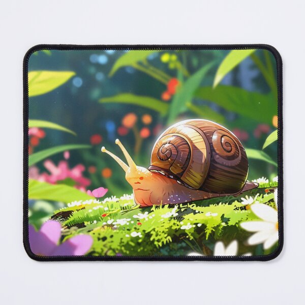 Item preview, Snail explores garden. designed and sold by PatDoArt.