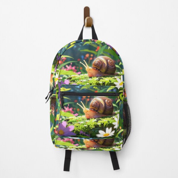 Item preview, Snail explores garden. designed and sold by PatDoArt.
