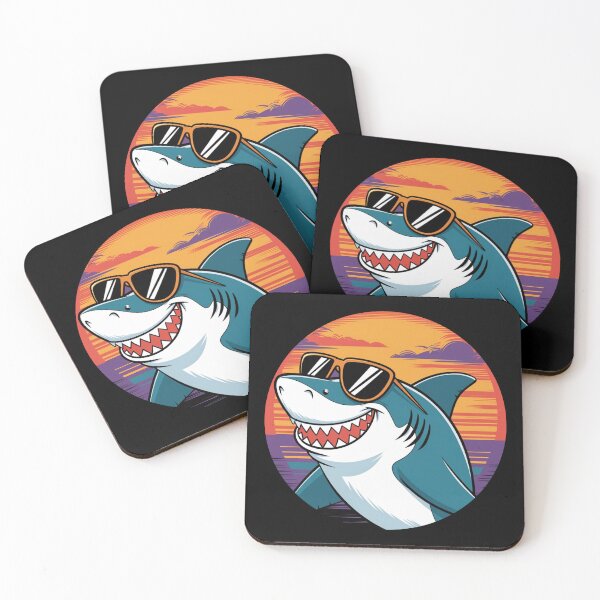 Item preview, Shark with glasses designed and sold by szidi04.