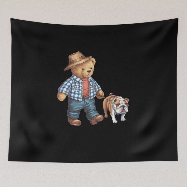 Item preview, Go for a Walk - Dog and Bear designed and sold by Colorful-Garden.