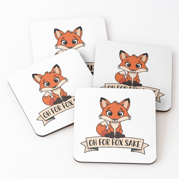 Item preview, Oh For Fox Sake Cute Cartoon Fox Animal Humor designed and sold by NiftyWrx.