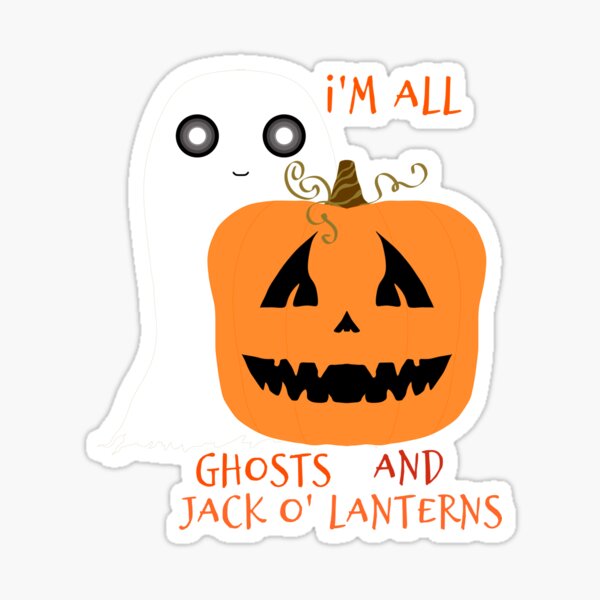 Item preview, I'm All Ghosts and Jack o' Lanterns  designed and sold by JaygiesDesign.