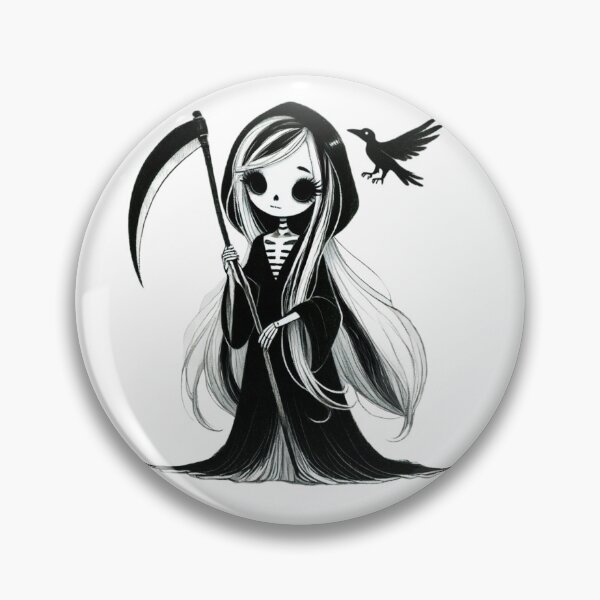 Item preview, Grim reaper girl designed and sold by II0FU5.