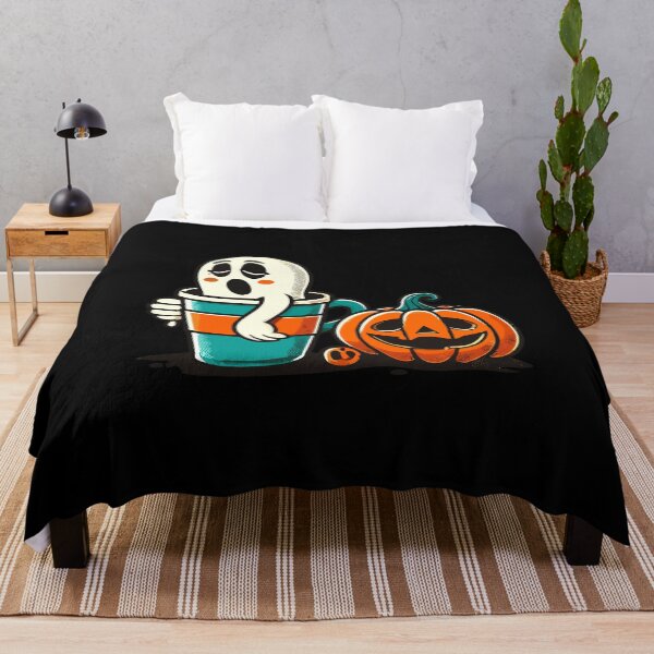 Item preview, Müdes Kaffee Gespenst Lustiges Halloween Design designed and sold by LuminOrb.