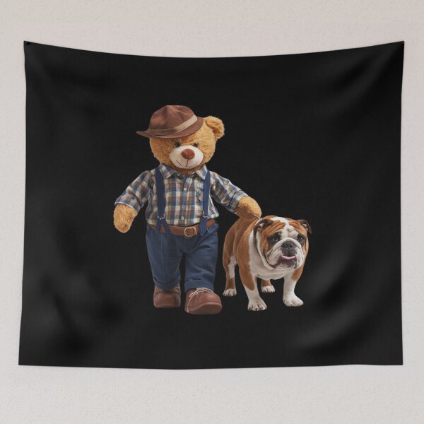 Item preview, Go for a Walk - Dog and Bear designed and sold by Colorful-Garden.