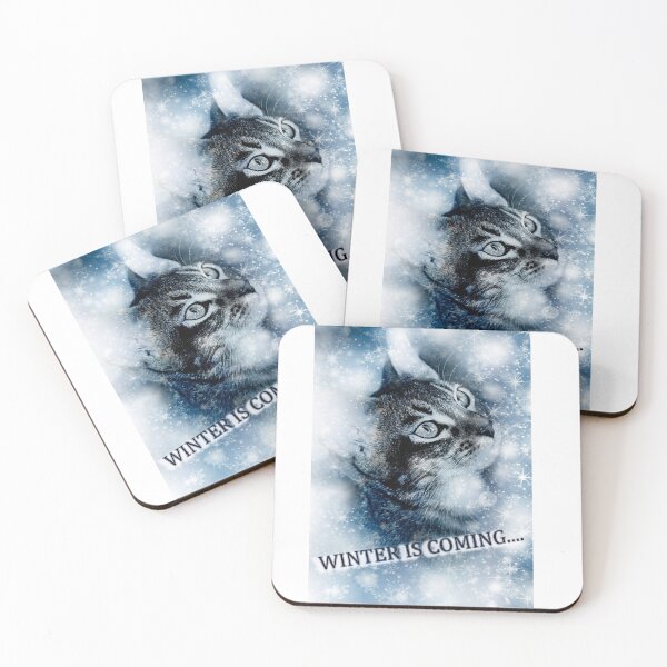 Item preview, cat and snow designed and sold by Kacharava.