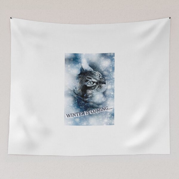 Item preview, cat and snow designed and sold by Kacharava.