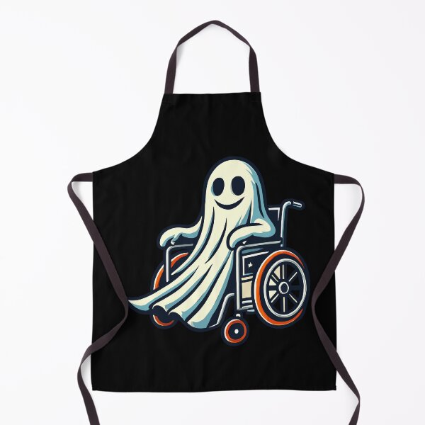Item preview, Cute Wheelchair Ghost Wheelchair User designed and sold by LuminOrb.
