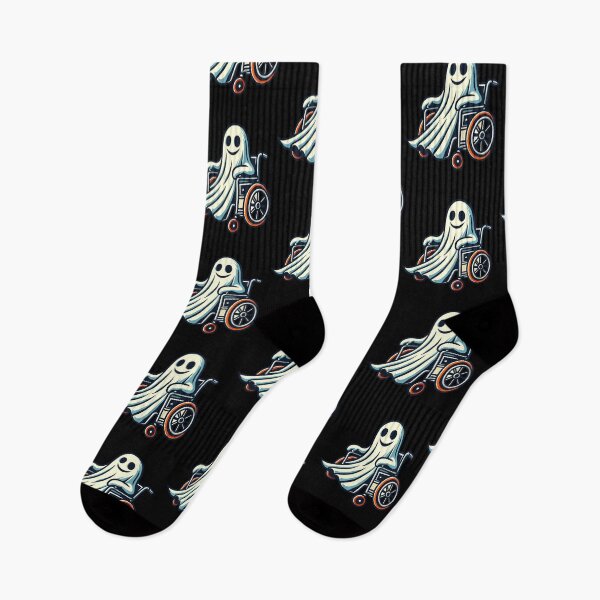 Item preview, Cute Wheelchair Ghost Wheelchair User designed and sold by LuminOrb.