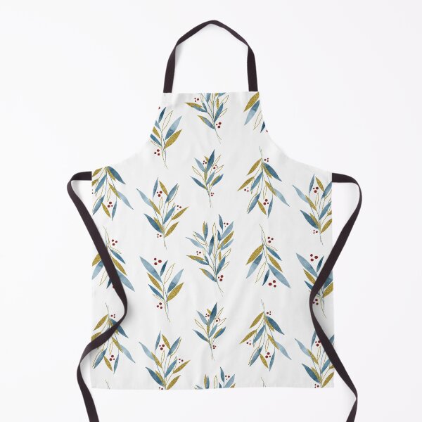 Item preview, Christmas Winter Pattern from Blue and Golden Bouquets designed and sold by PavlinaBFDesign.