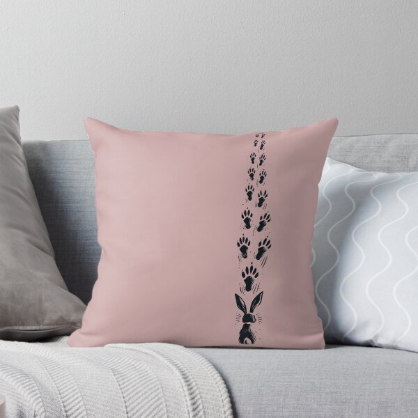 Item preview, Black and White Hare Tracks designed and sold by Blink Art Studio.