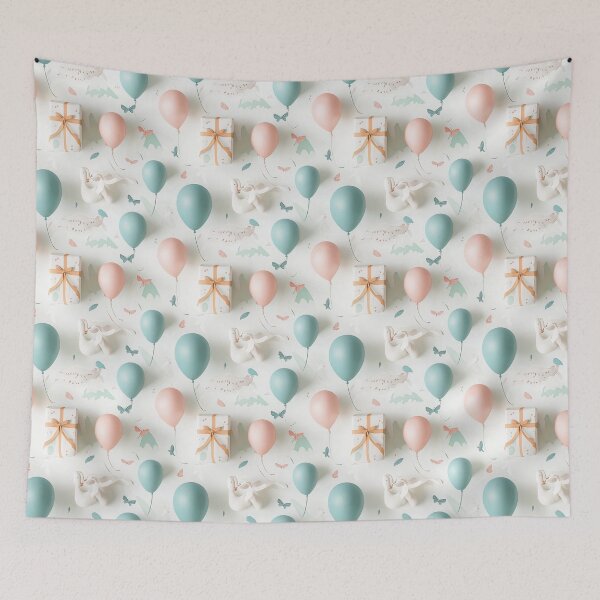 Item preview, Baby shower themes, balloon designed and sold by mind-coloring.