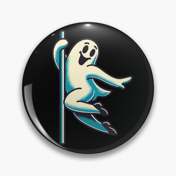 Item preview, Poledance Ghost Funny Halloween Design designed and sold by LuminOrb.