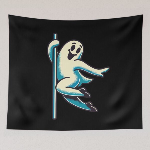 Item preview, Poledance Ghost Funny Halloween Design designed and sold by LuminOrb.