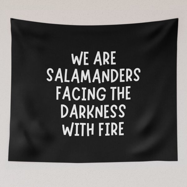Item preview, Salamanders Fire T-Shirt - Inspired by Warhammer 40,000 with an Inspirational Quote designed and sold by SlocifieShop.