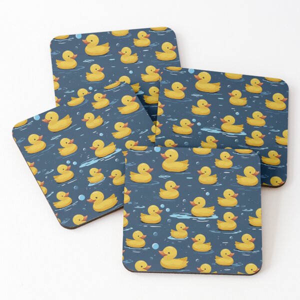 Item preview, Rubber duckies - dark blue designed and sold by InkishDelight.