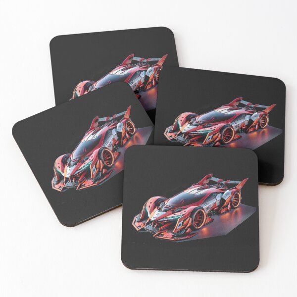 Item preview, Futuristic Racing Machine: An Evangelion-Inspired Speedster designed and sold by BulgariAI.