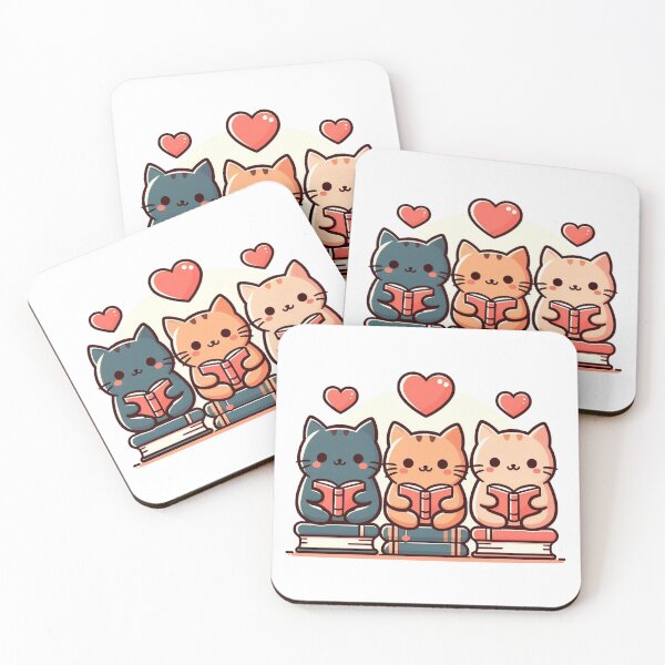 Item preview, Cats love books designed and sold by Azrora.