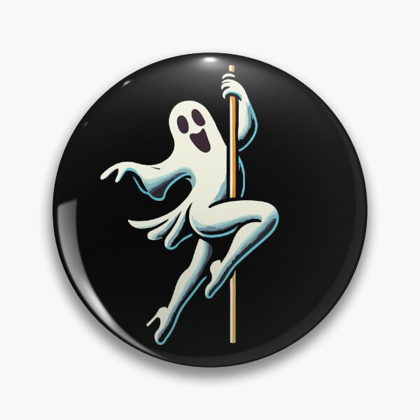 Item preview, Poledance Ghost Funny Halloween Design designed and sold by LuminOrb.