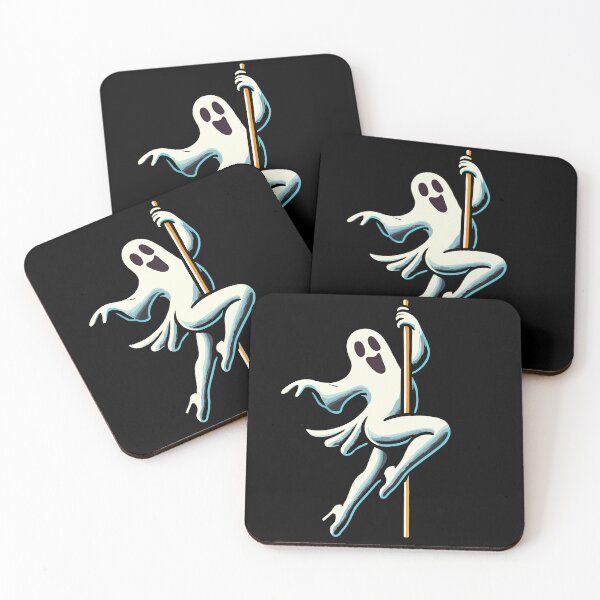 Item preview, Poledance Ghost Funny Halloween Design designed and sold by LuminOrb.