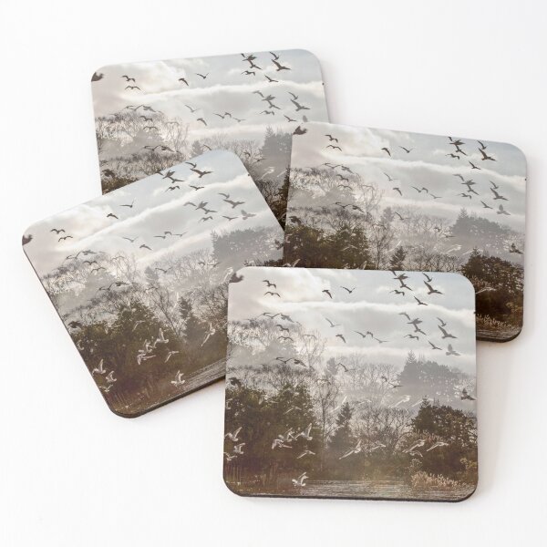 Item preview, Double Exposure Birds on Dulwich Duck Pond London designed and sold by Sbomber73.