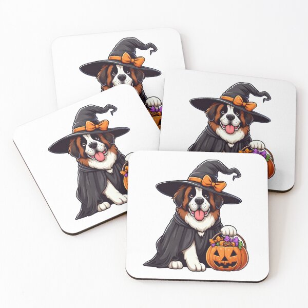 Artikelvorschau, Bernhardiner-Hund Halloween entworfen und verkauft von doodIllustrate.