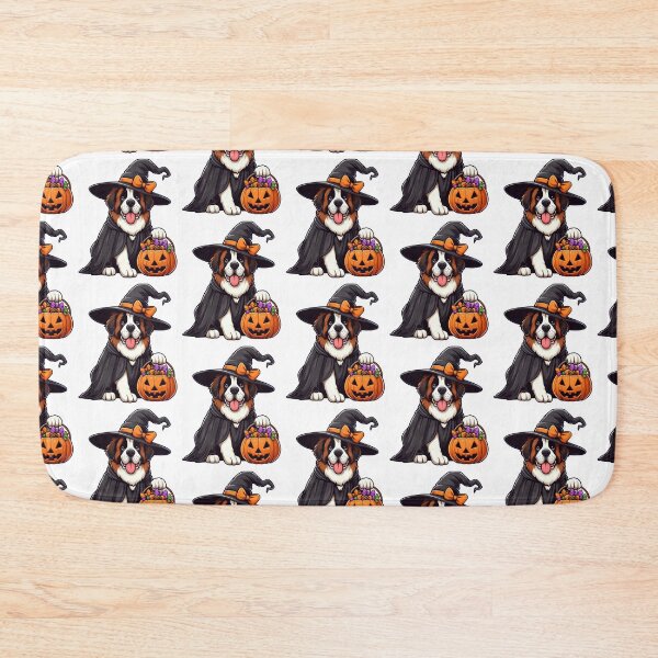 Artikelvorschau, Bernhardiner-Hund Halloween entworfen und verkauft von doodIllustrate.