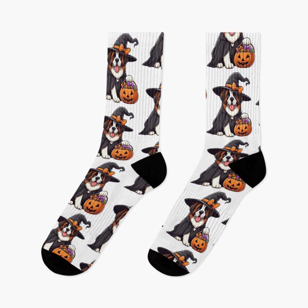 Item preview, St. Bernard Dog Halloween designed and sold by doodIllustrate.
