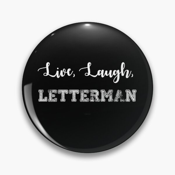 Item preview, Live, Laugh, Letterman designed and sold by Logo-A-GoGo.
