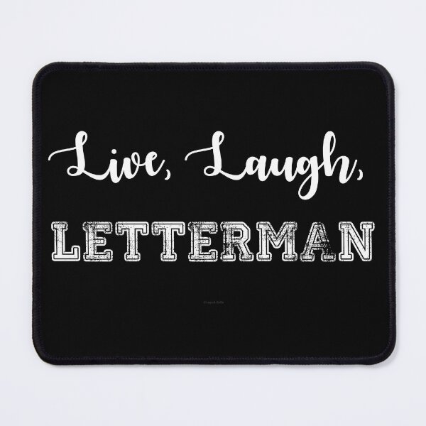 Item preview, Live, Laugh, Letterman designed and sold by Logo-A-GoGo.