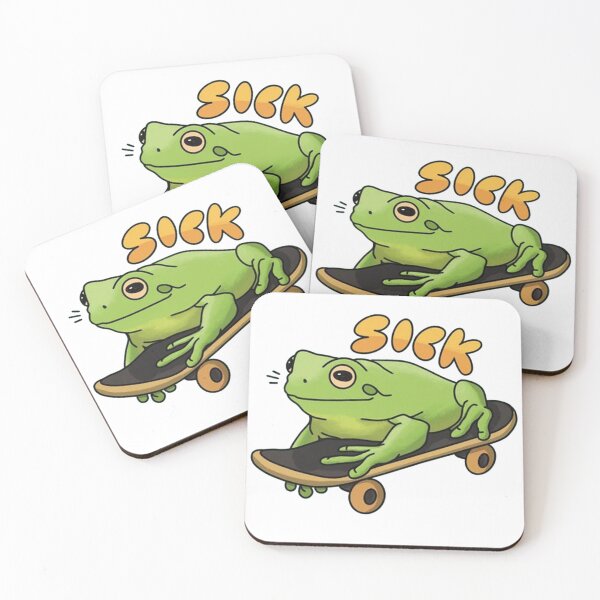 Item preview, Skateboarding Frog designed and sold by johnmelister.