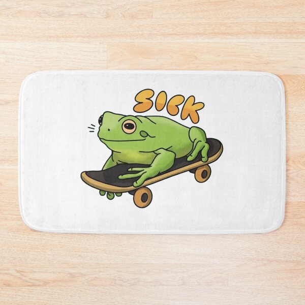 Artikelvorschau, Skateboard fahrender Frosch entworfen und verkauft von johnmelister.