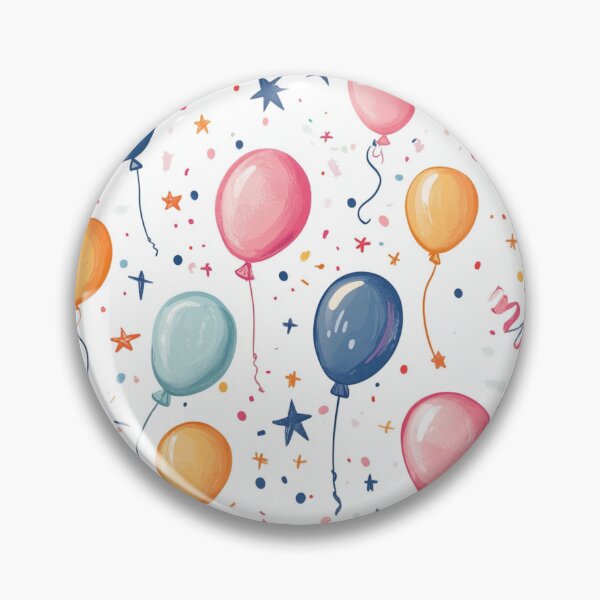 Item preview, Birthday motifs - Balloon designed and sold by mind-coloring.