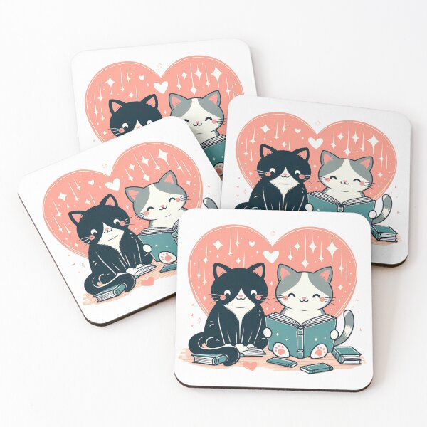 Item preview, Cats love books designed and sold by Azrora.