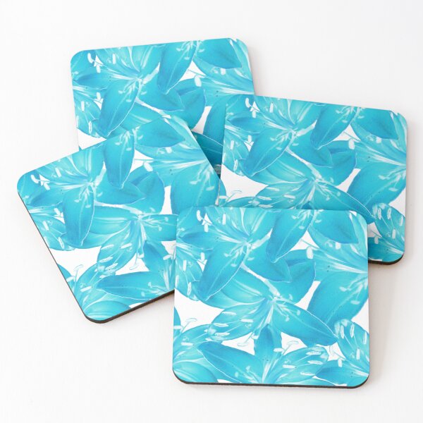 Item preview, transparent blue flowers designed and sold by artbymire.