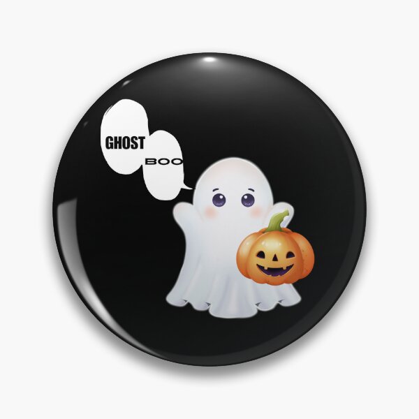 Item preview, Ghost holding a pumpkin head designed and sold by poonzapoon.
