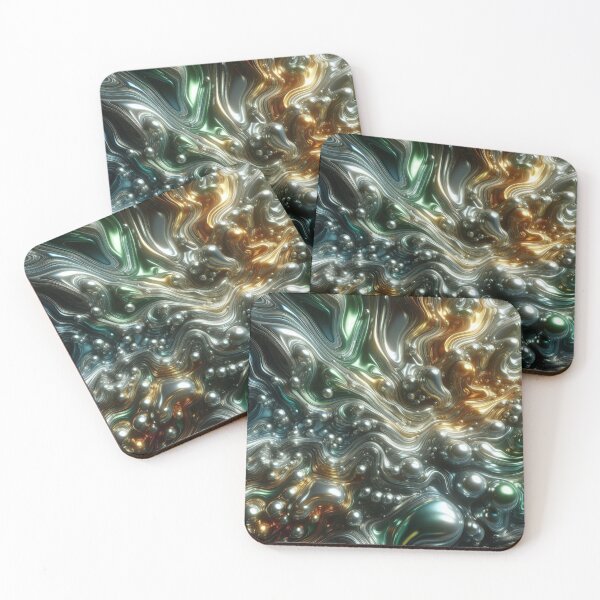 Item preview, MOLTEN GREEN METAL designed and sold by AJCIShop.
