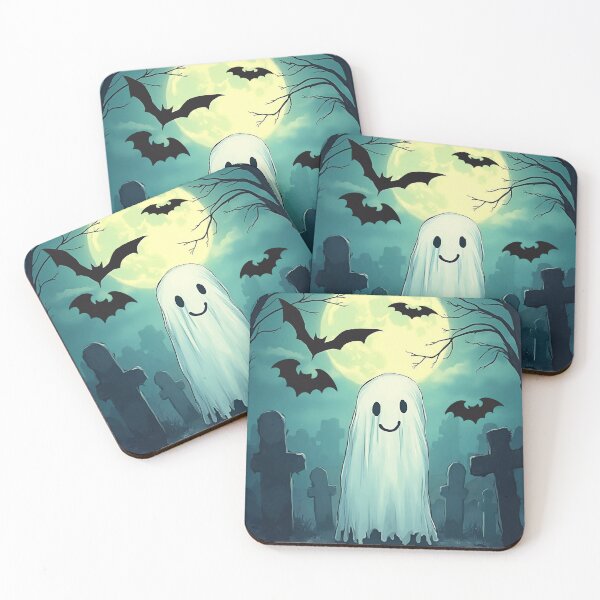 Item preview, super cute halloween ghost designed and sold by Kamoufleur.