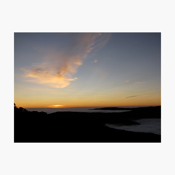 Item preview, Sunrise above Alpine Valley Mist designed and sold by DianneLac.