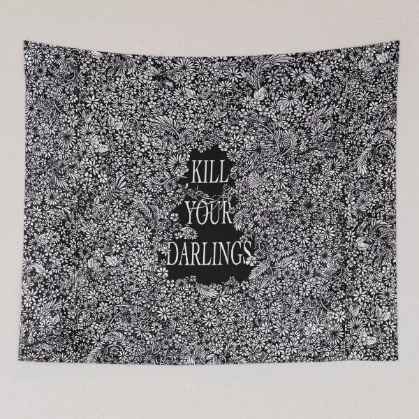 Item preview, Kill Your Darlings Writing Quote Floral designed and sold by ChildOfNowhere.