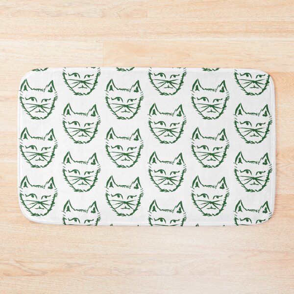 Item preview, Questioning Cat Green designed and sold by MagentaTwilight.