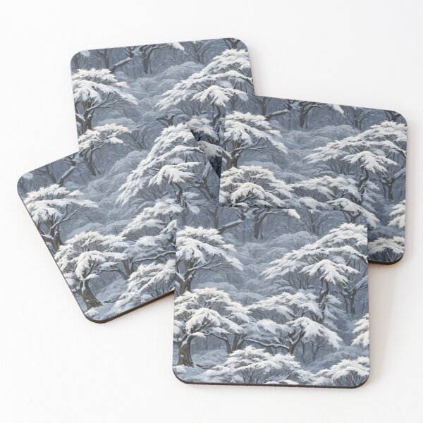 Item preview, Winter Texture of Snow Covered Trees designed and sold by raviolli000.