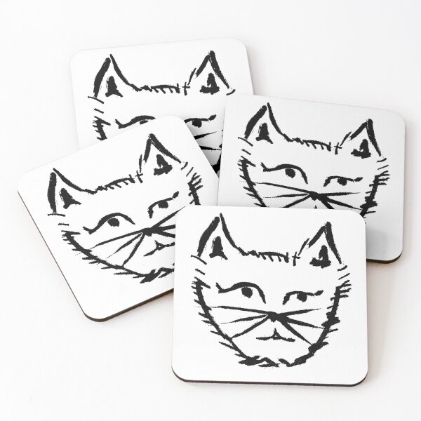 Item preview, Questioning Cat Black designed and sold by MagentaTwilight.