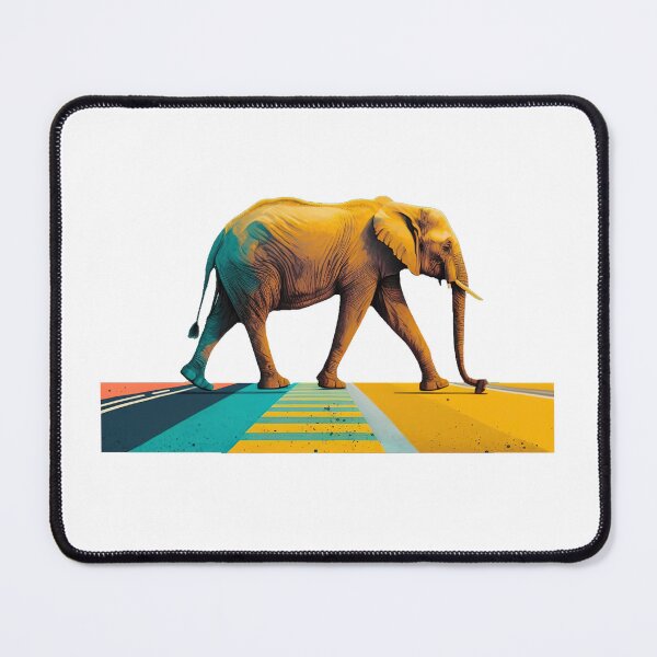 Item preview, Elephant on the Move: Road Crossing designed and sold by WildlifeSafari.