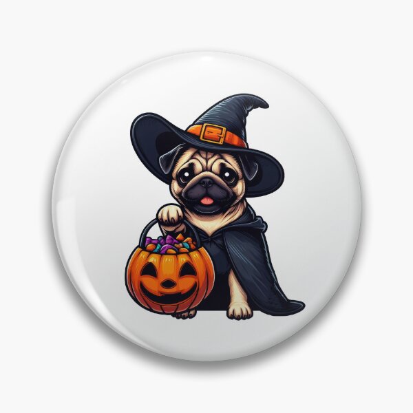 Item preview, Pug Dog Halloween designed and sold by doodIllustrate.