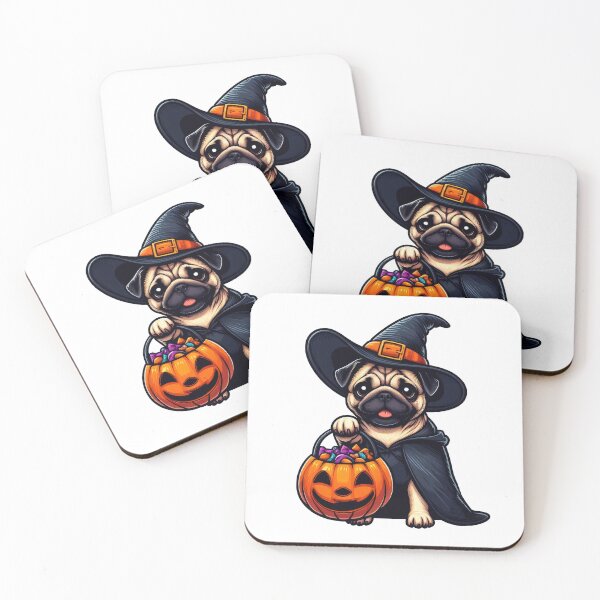 Item preview, Pug Dog Halloween designed and sold by doodIllustrate.