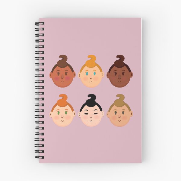 Item preview, Baby girls Faces designed and sold by Scrabbly Doodles.