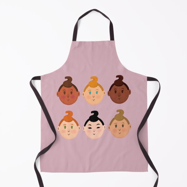 Item preview, Baby girls Faces designed and sold by Scrabbly Doodles.